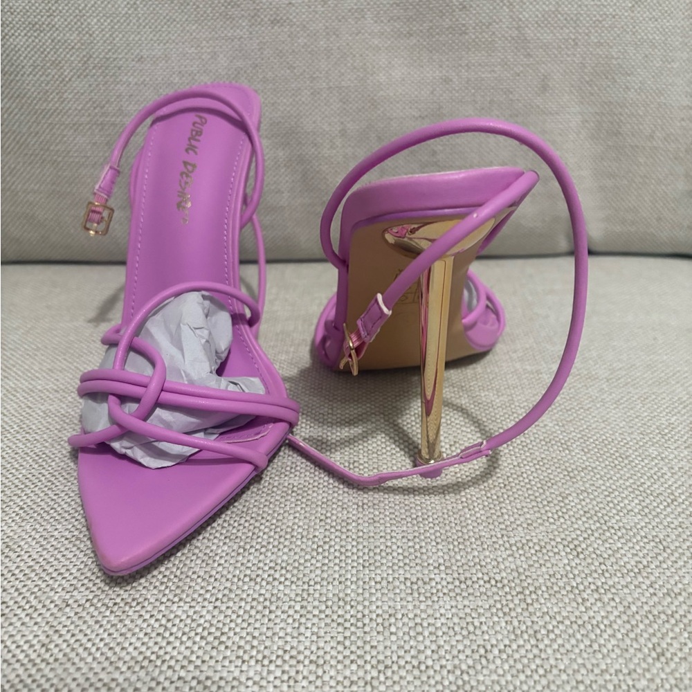 ASOS Lilac Strappy Heels